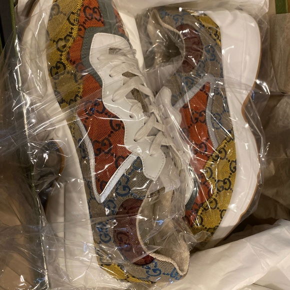Gucci gg multicolored sneakers - Picture 2 of 2